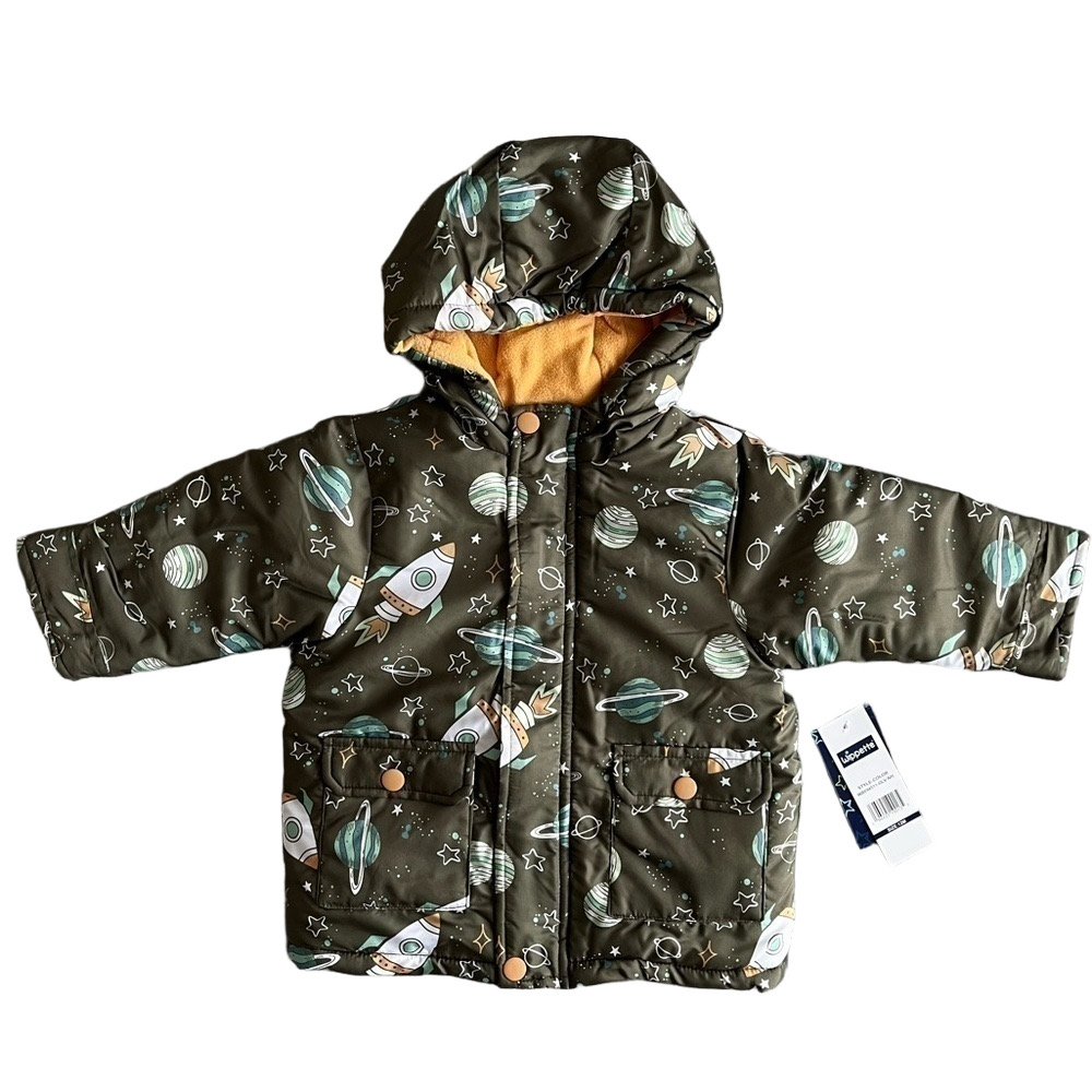 NWT Wippette Kids Rocket Print Fleece Lined Pram 12 Months